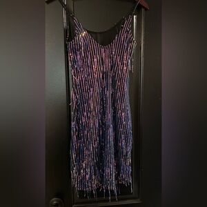 Bear Dance Mini Sequin Dress